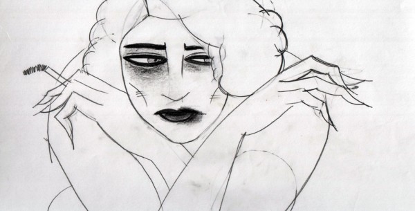 Gill Bradley Design – Venice-Emmy-pencil-sketch